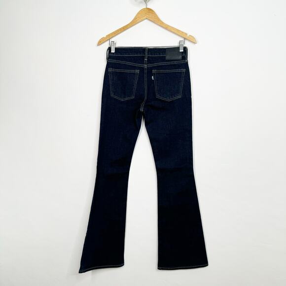 Levi's Made & Crafted Stem Flare Jeans Blue Anthro Mid Rise Boho Casual Size 27 - Picture 7 of 15
